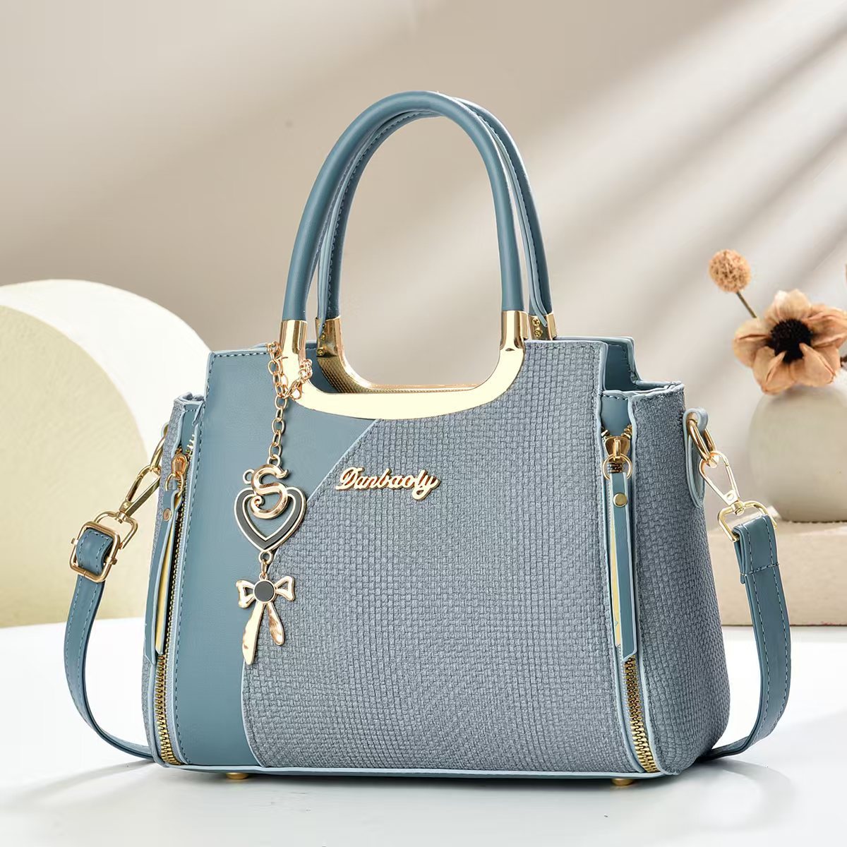 Crossbody Small Square Bag Chic Handheld Tote Shoulder