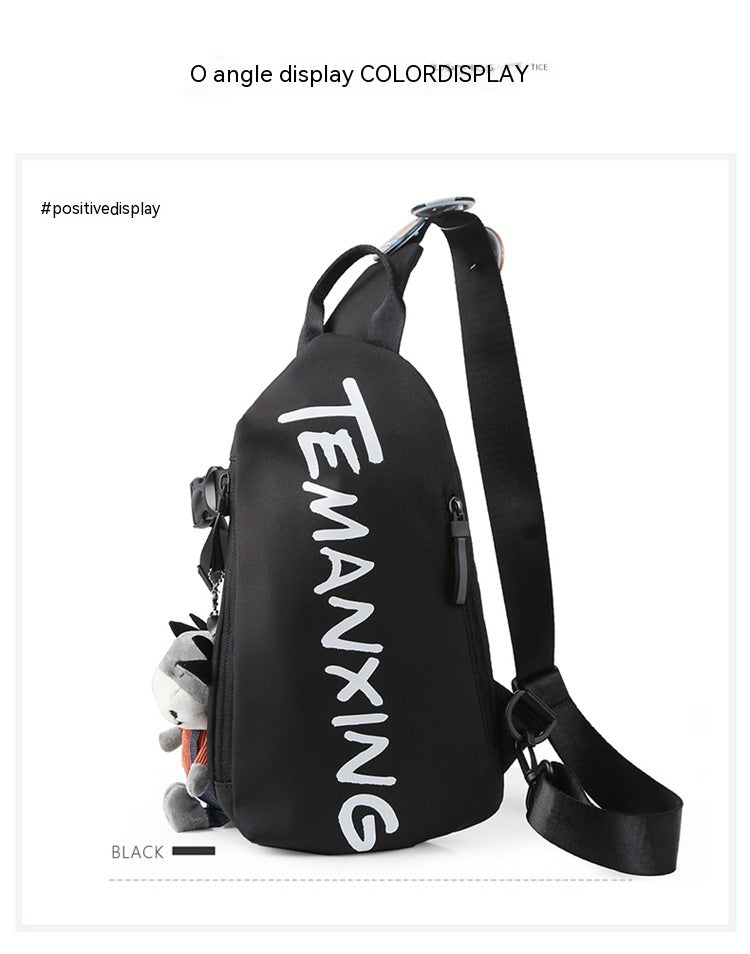 Chest Sports Student Shoulder All-match Boys Waist Bag Crossbody Small Female Messenger Bag Men