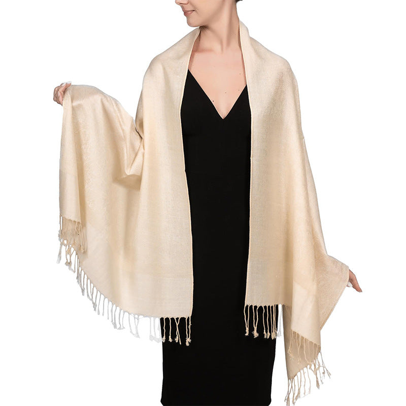 New Lightweight Luxury Shawl For Women A Faux Cashmere Wrap Style Scarf