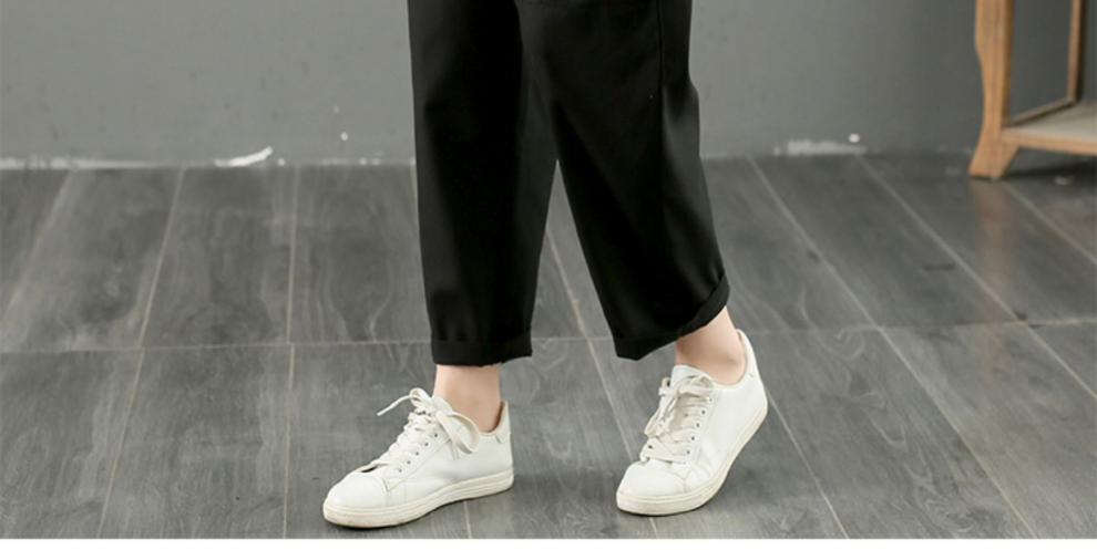 Women's Fashion Cotton Casual Cropped Pants