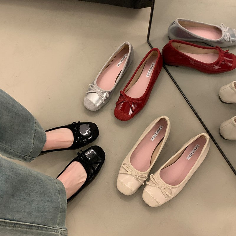 Spring And Autumn Retro Ballet Gentle Wanwan Style Shoes