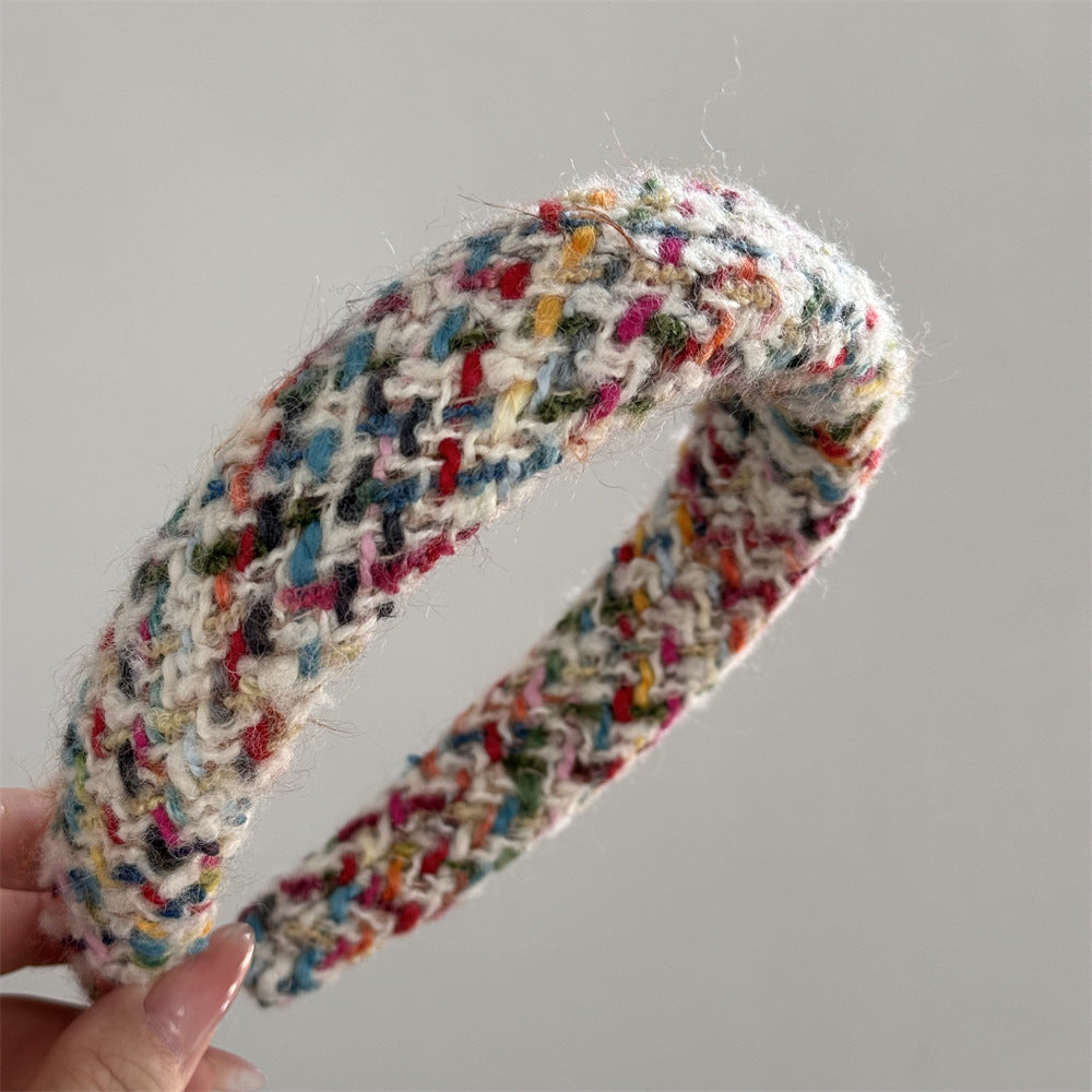 Women's Color Knitted Wide Brim Hair Band