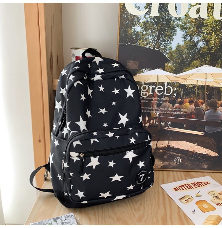 Women's Fashion Simple Large Capacity XINGX Printed Schoolbag
