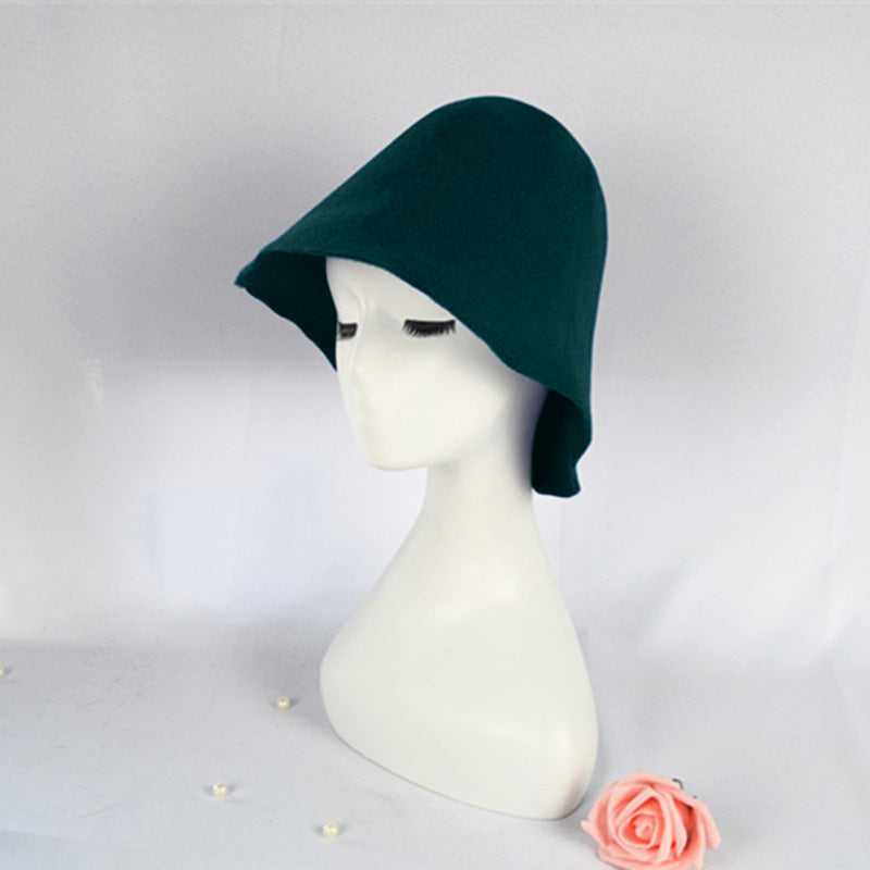 Bell-shaped Woolen Trendy All-match Woolen Hat For Women