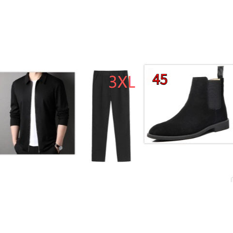 Men's Fashion Simple Lapel Casual Jacket