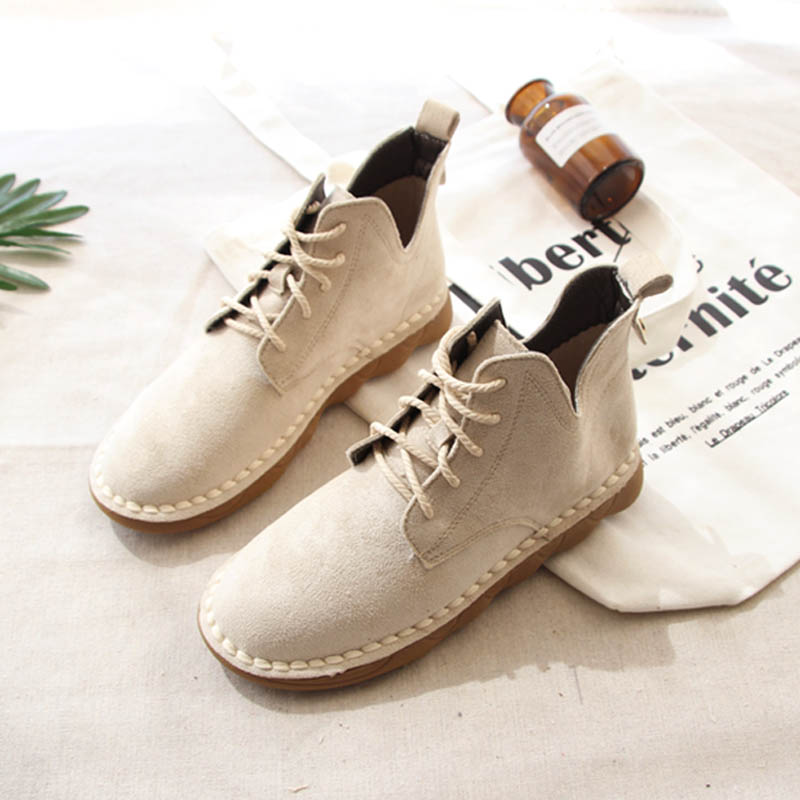 British Retro Thick-soled Short Boots Women