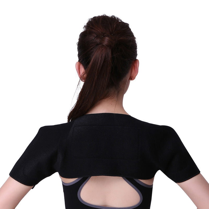 Cold and warm elastic shoulder pads