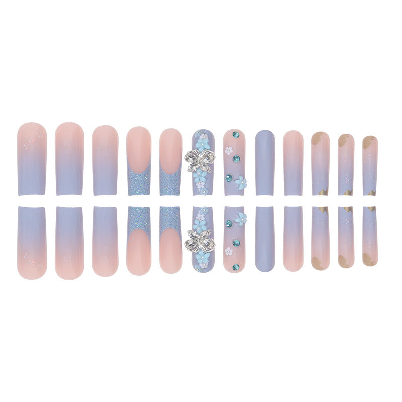 European And American Blue Long Wear Nail Tip