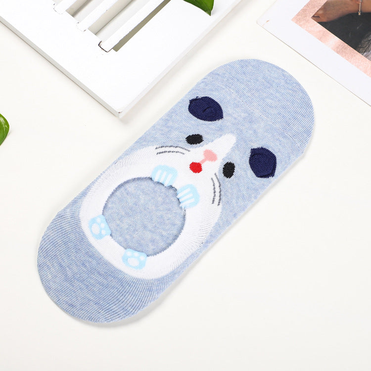 Cute cartoon little mouse boat socks
