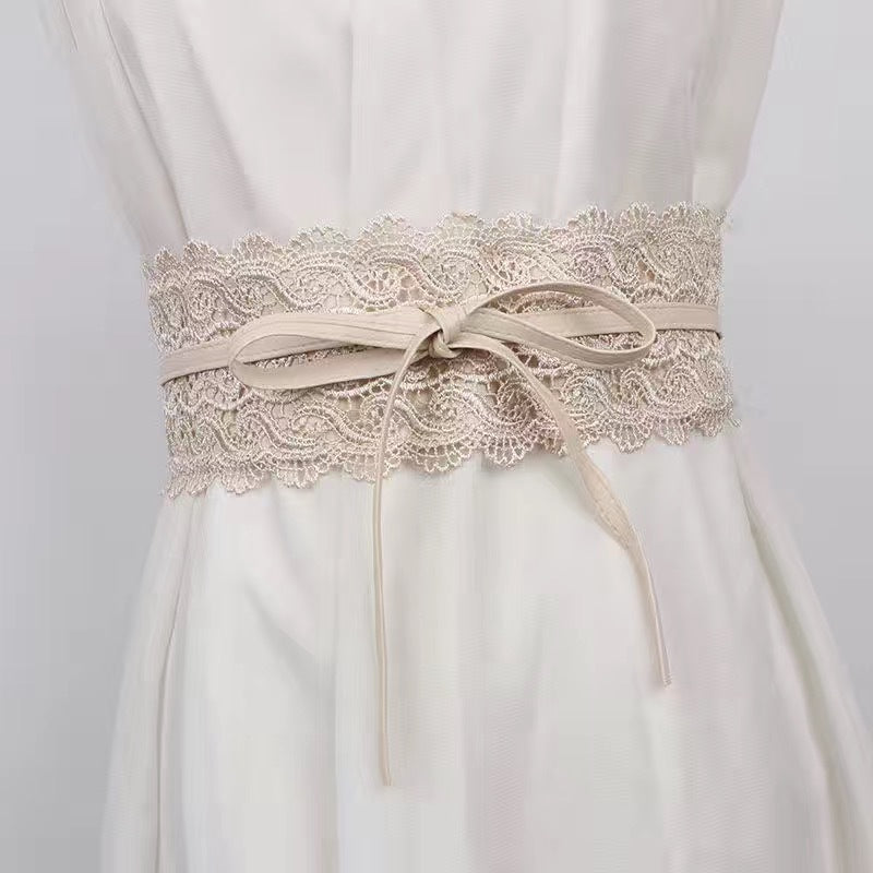 Lace Girdle Outer Shirt Lace Versatile Decorative Belt