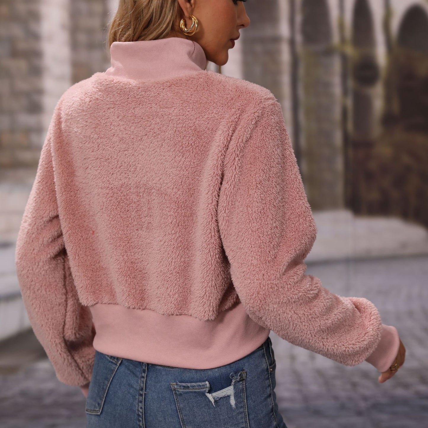 Fall Fashion Women's Round-neck Pullover Long Sleeve Alphabet Embroidery Sweater