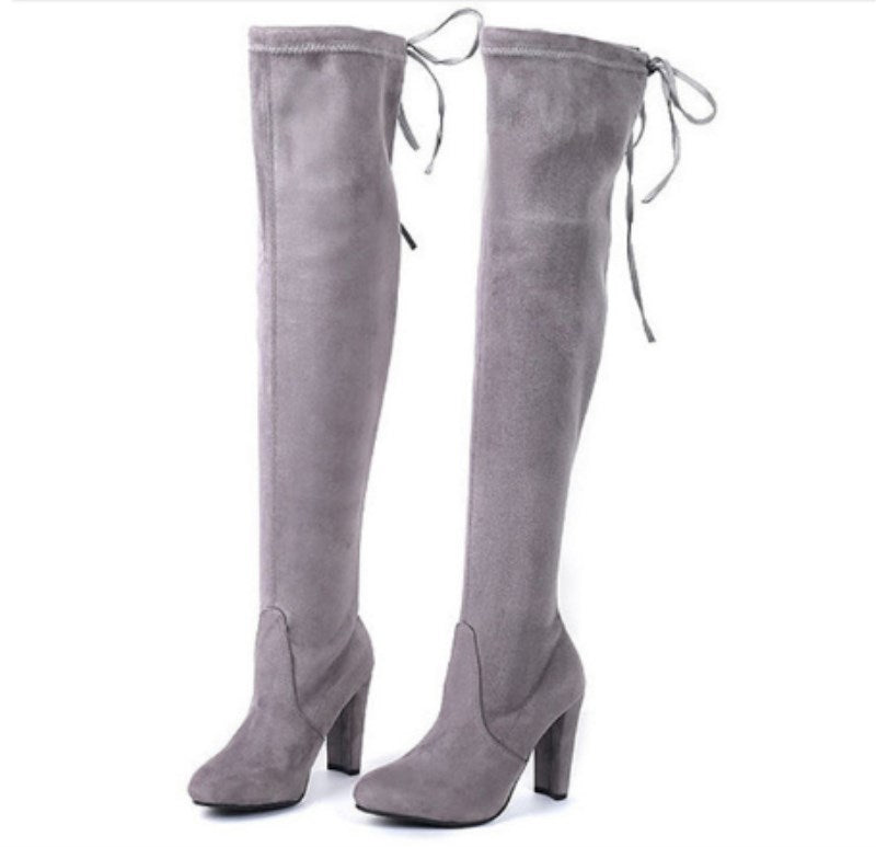 Women's High Heel Pointed Toe Over-the-knee Boots