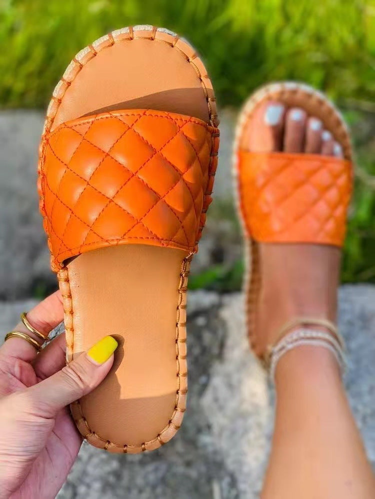 European And American Casual Flat Slippers