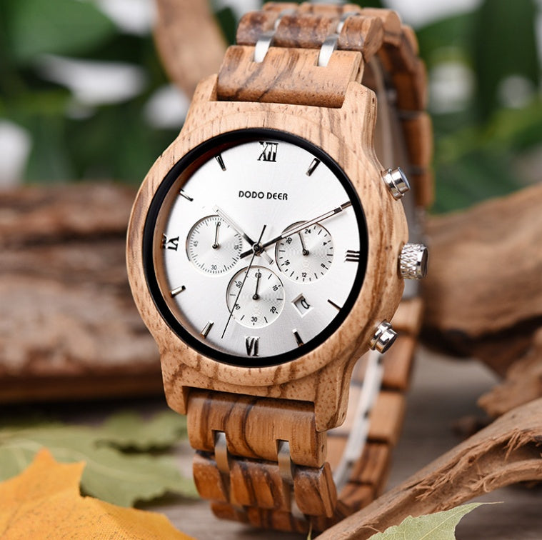 Three-eye six-needle watch