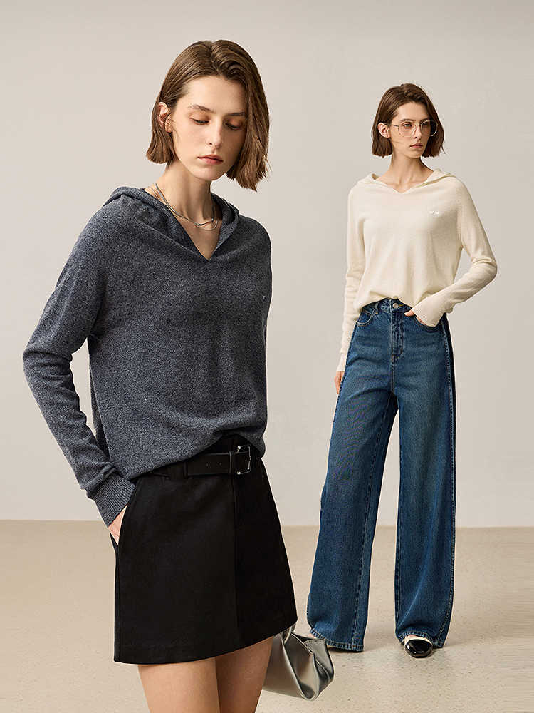 New Women's Casual Hooded Loose Commuter Sweater For Women