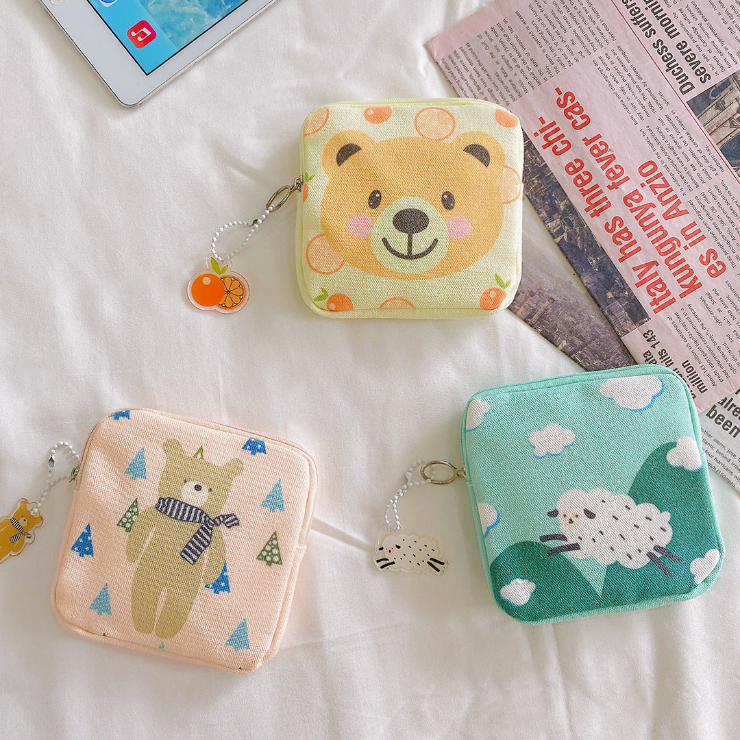 Cute Japanese Portable Cosmetic Lipstick Storage Bag