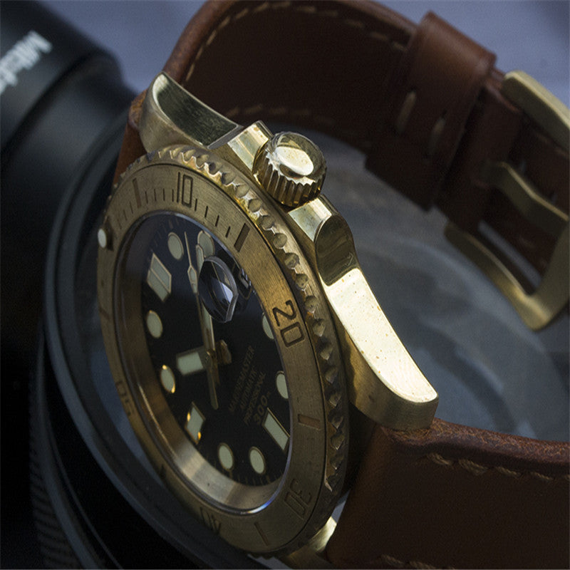 Vintage bronze vandspøgelse dykkerur