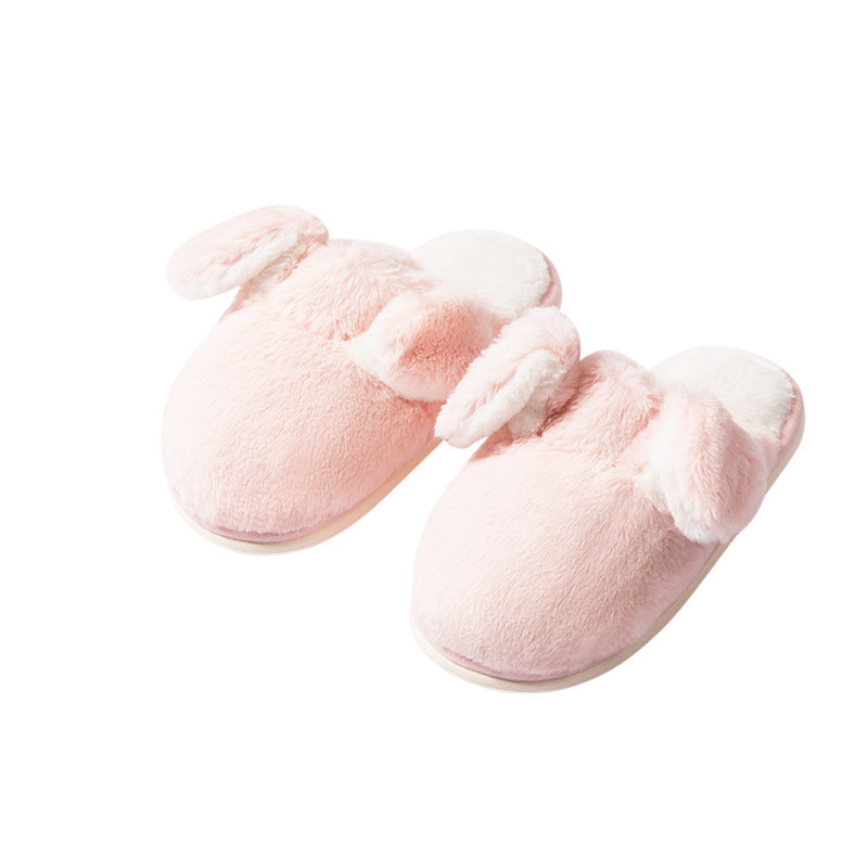 Women's Fashion Plush Rabbit Ears Slippers