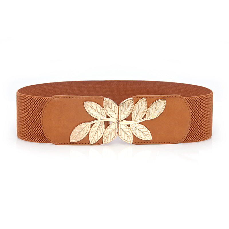 Palace vintage engraving leaf belt