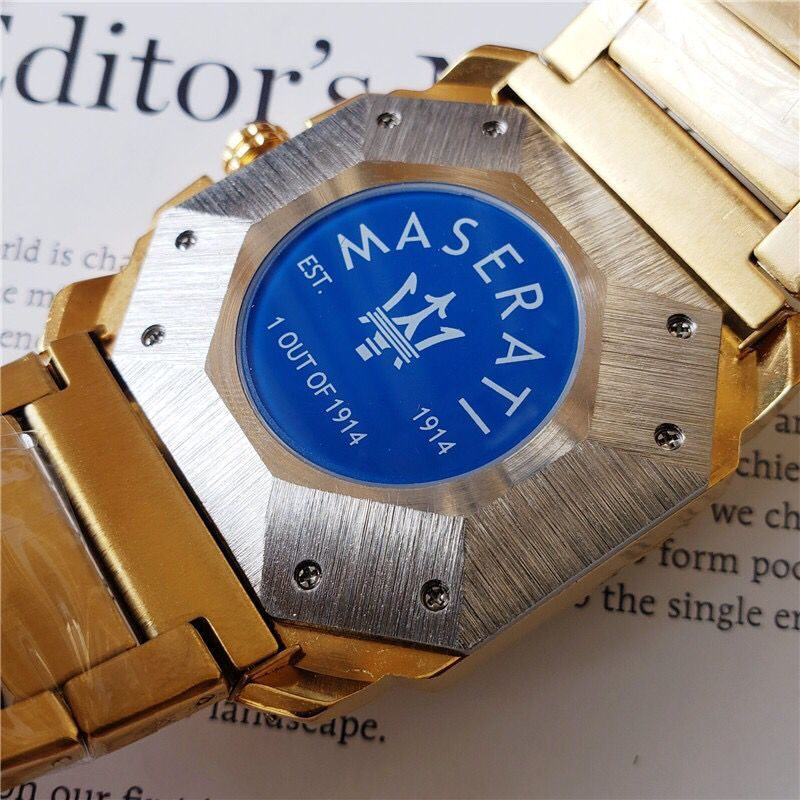 Diamond watch with calendar