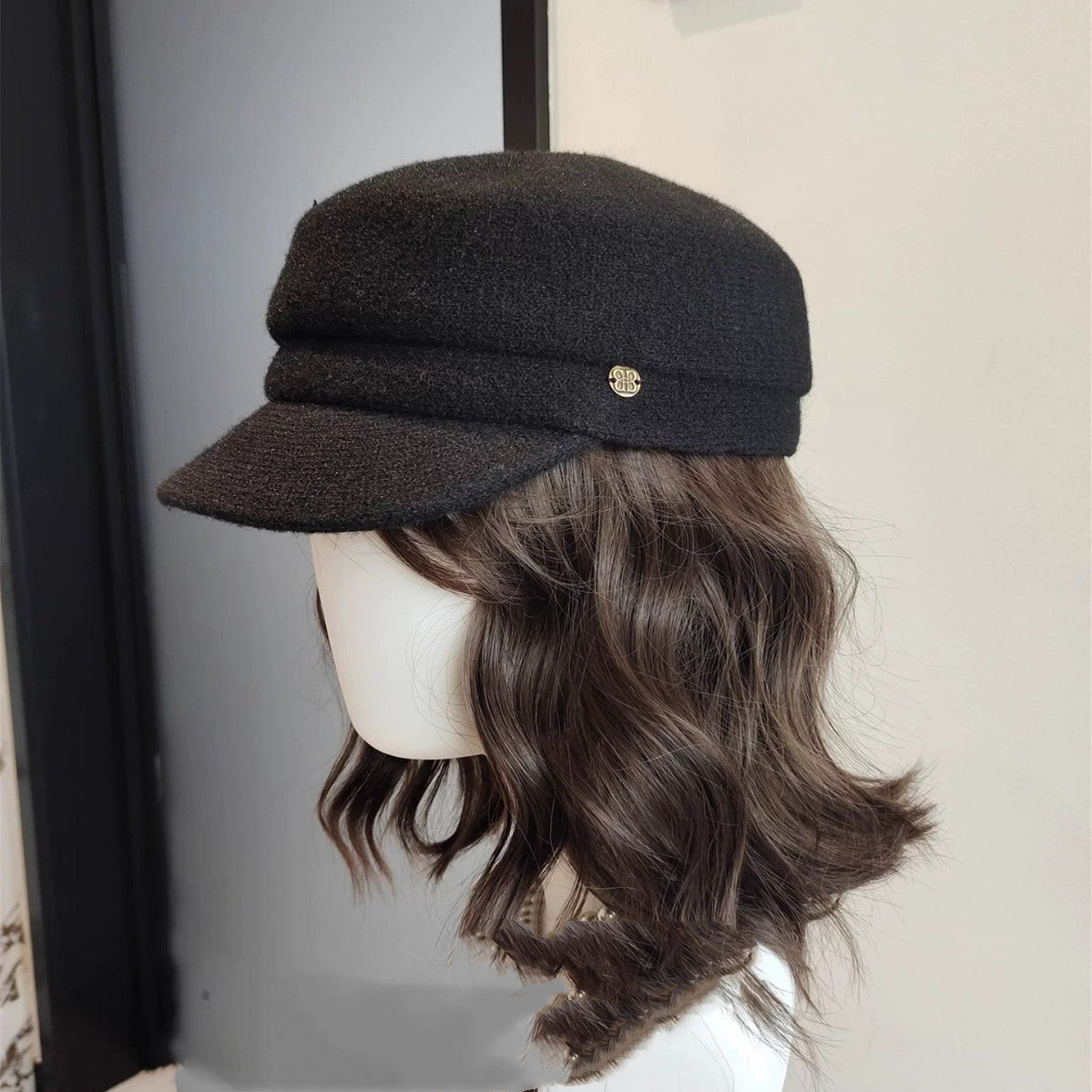 All-season Wool Beret For Fall And Winter