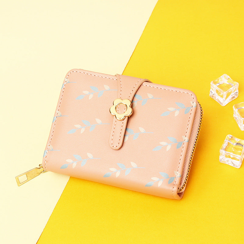 Clip Fastener Student Zipper Female Zero Wallet