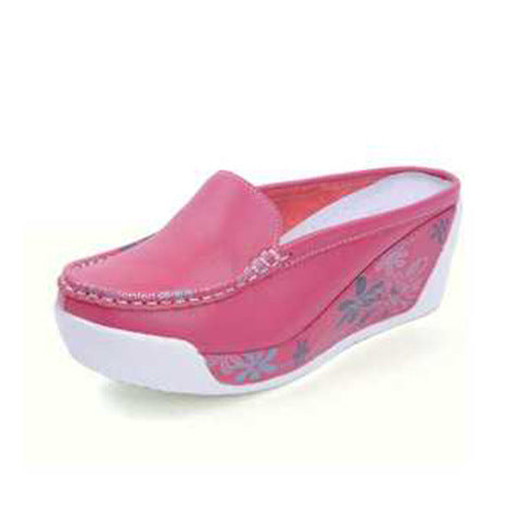 Women's Sandals And Slippers Wear Fashionable Thick-soled Slope Heels