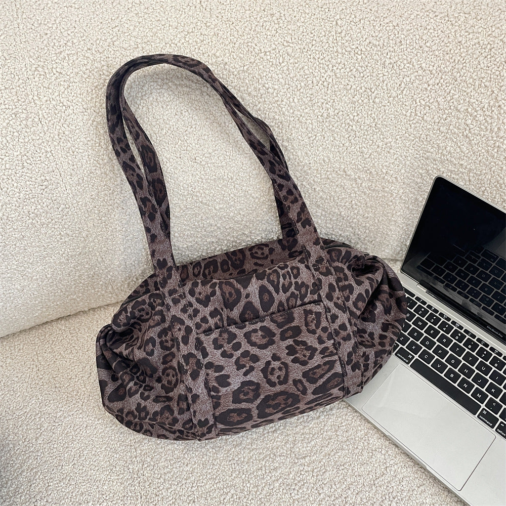 Stylish Leopard-Print Tote Bag For Women