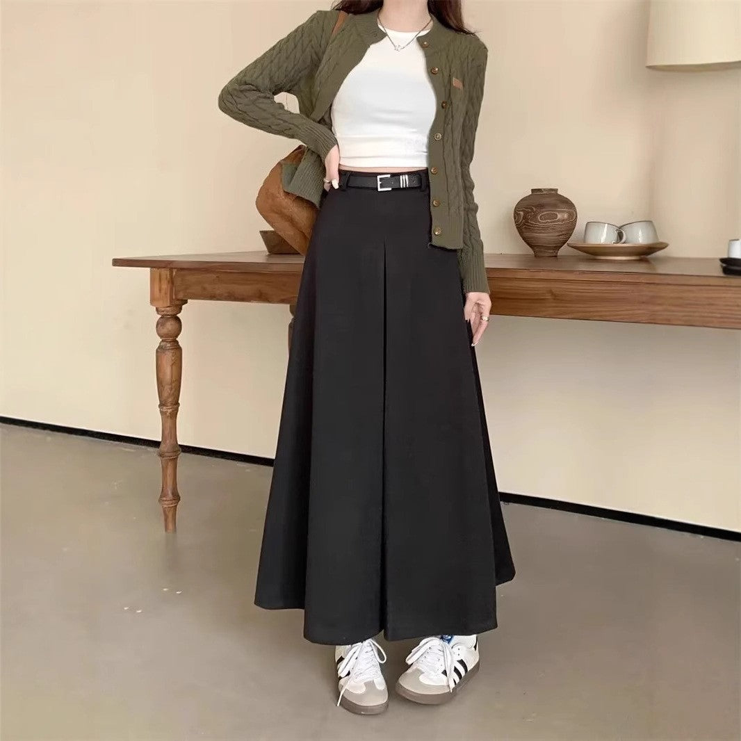 Half Length Design Versatile Large Swing Skirt