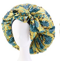 Women's Shower Hair Care Solid Color Lace-up Large Round Hat