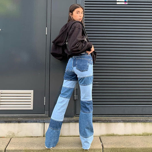 European And American High Street Jeans In Three Colors