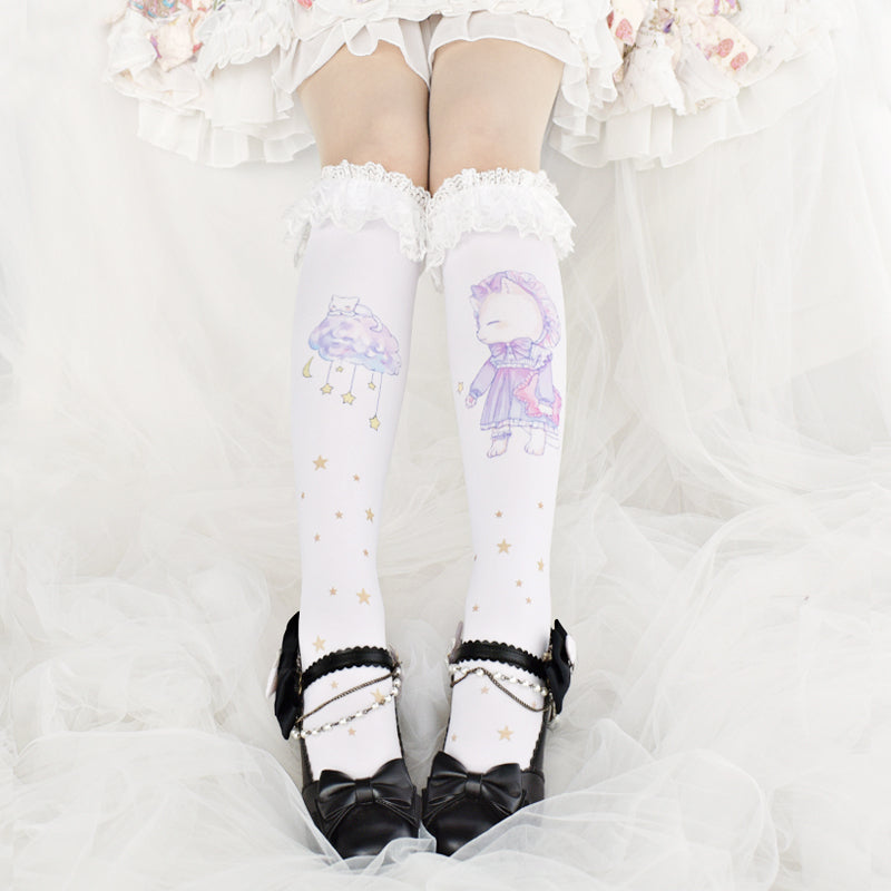 Cute lace lace socks