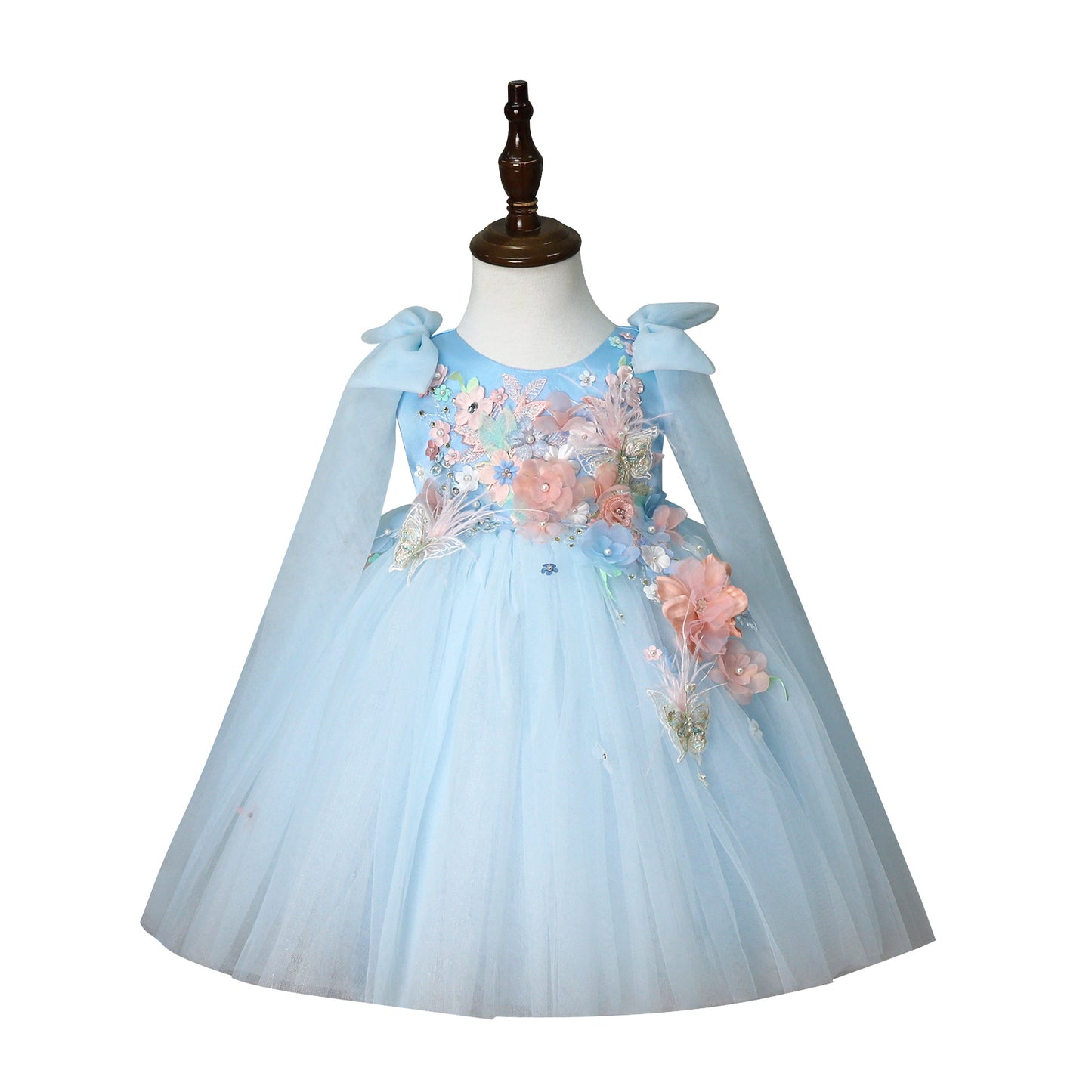 Cute Bow-tied Fairy Dress For Kids