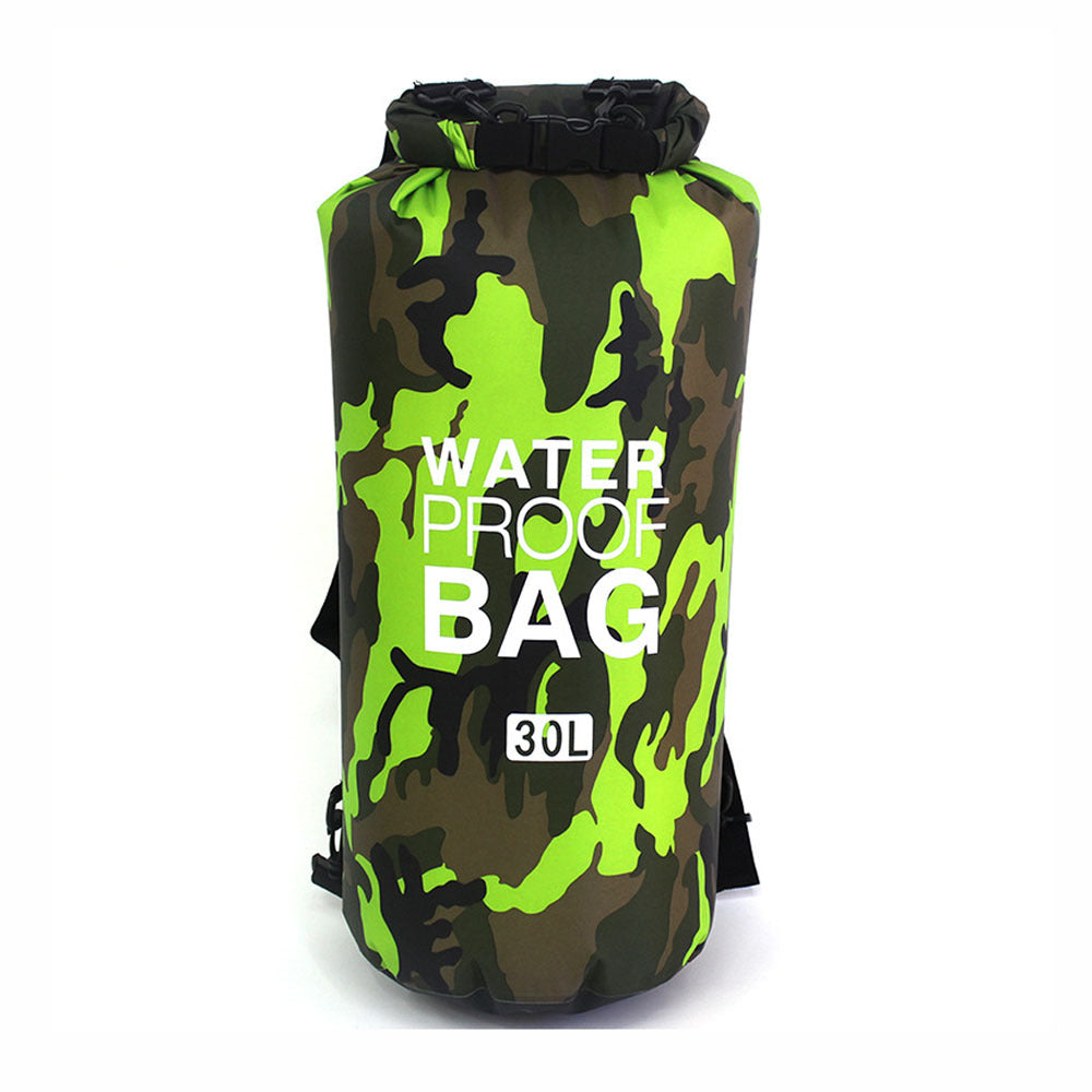 Camouflage Polyester Fortykket PVC Enkelt Skuldertaske Bærbar Udendørs Letvægts Vandtæt Taske