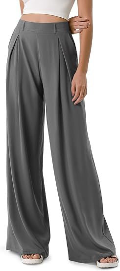 Straight Loose Workout Pants High Waist Commuter Women