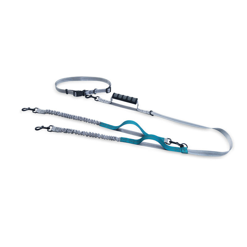 Reflective pull dog leash