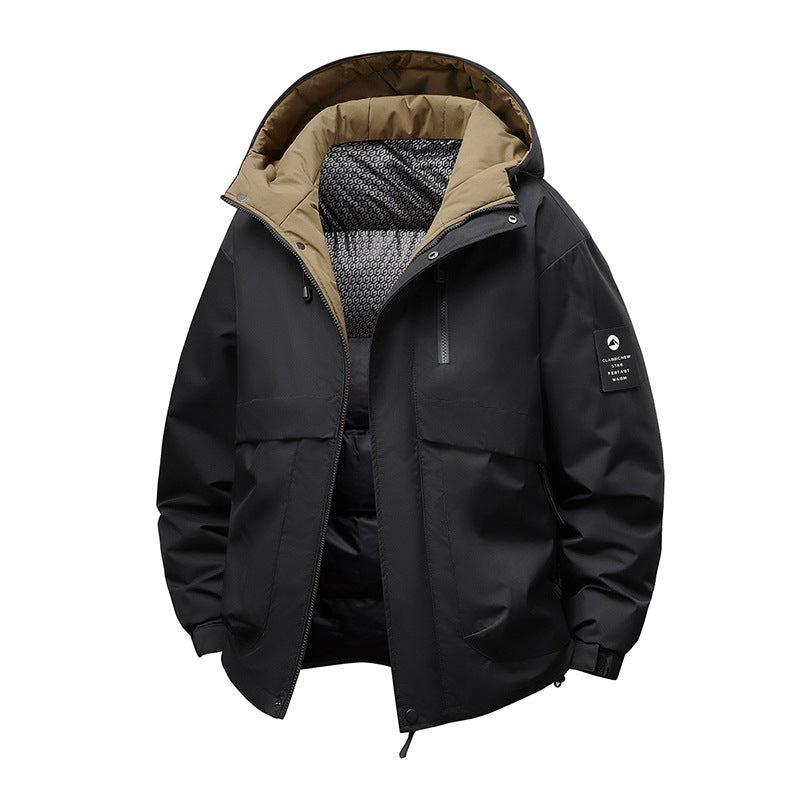 Men's Lined And Padded Workwear Cotton Jacket