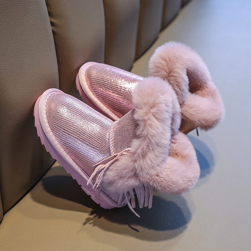 Female New Winter Plush Thick Cotton Boots