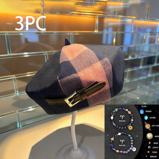 British-style Casual Painter Hat That Is Versatile And Can Show Off Your Face