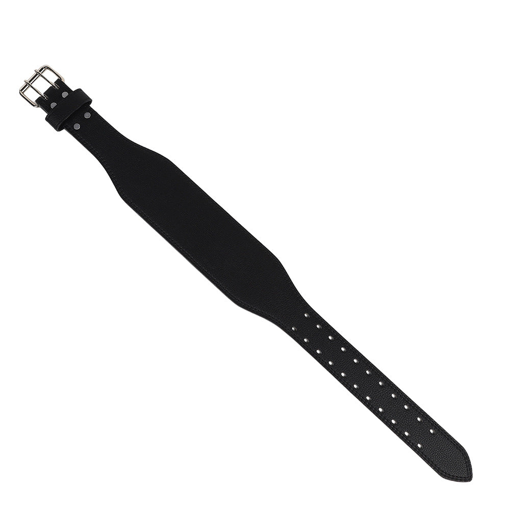 Color Cowhide Double Breasted Belt Boost