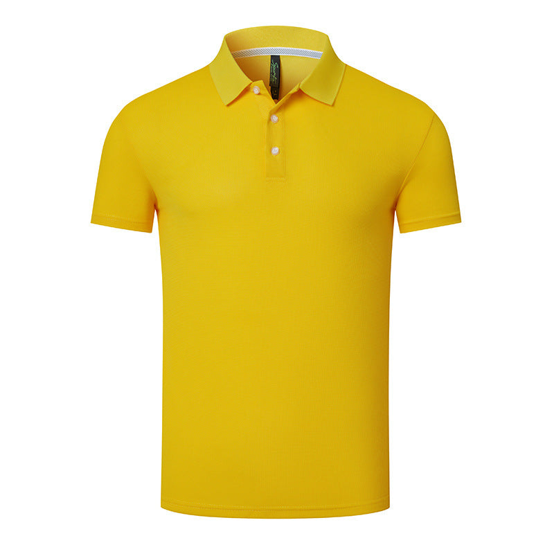 Summer Breathable Anti-wrinkle Solid Color Polo Shirt