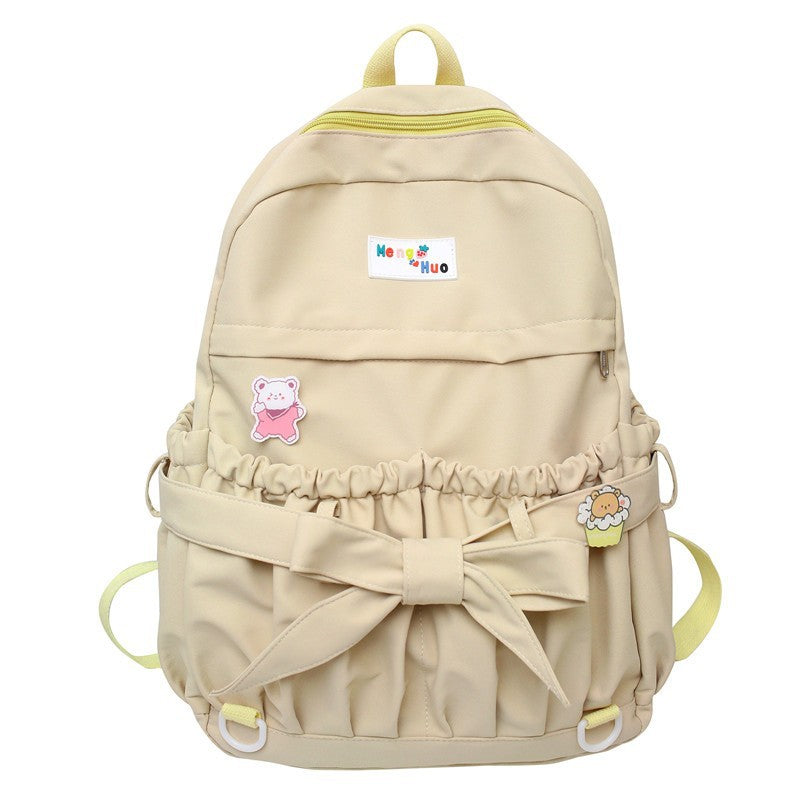New Cute Bowknot Large Capacity Backpack