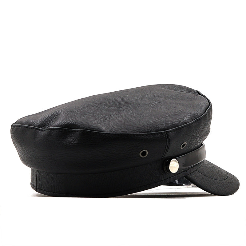 Men And Women Retro Personality Chain Navy Hat