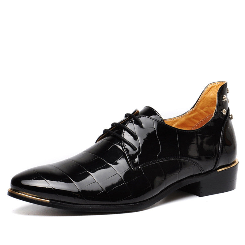 Bright Leather British Business Shoes