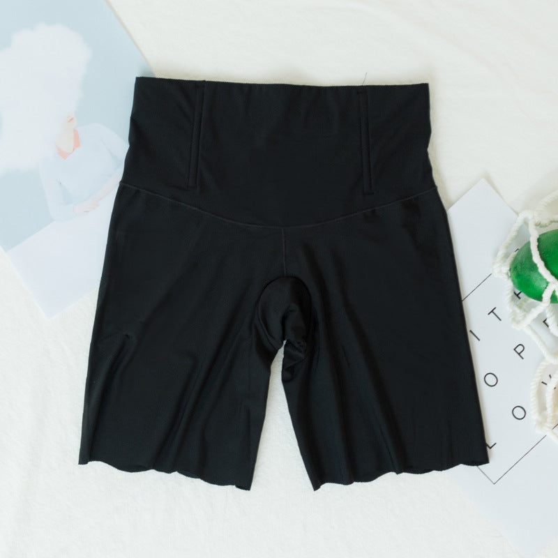 Womens Anti-Exposure Ice Silk Safety Pants For Curvy Ladies