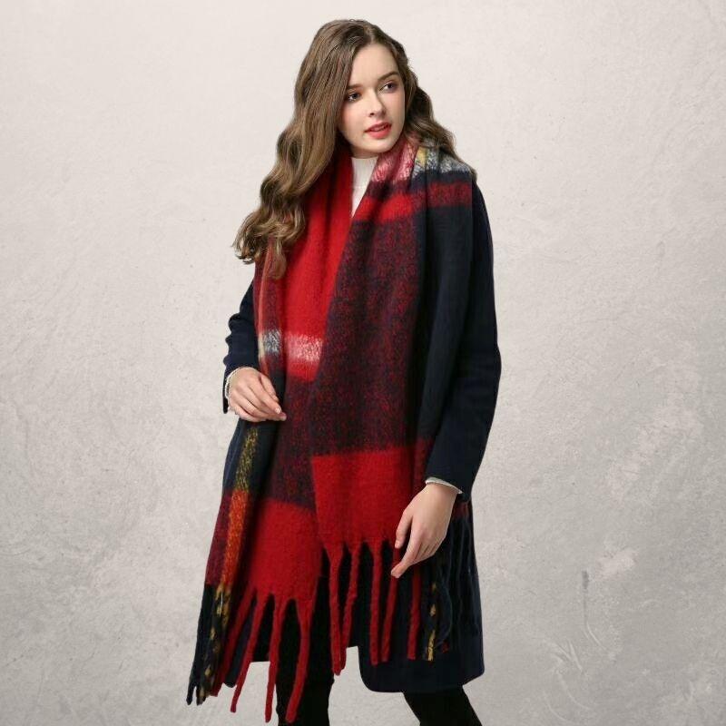 Autumn and winter scarf warm tassel ladies