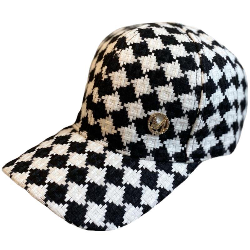 Sunshade Striped Plaid Baseball Hat