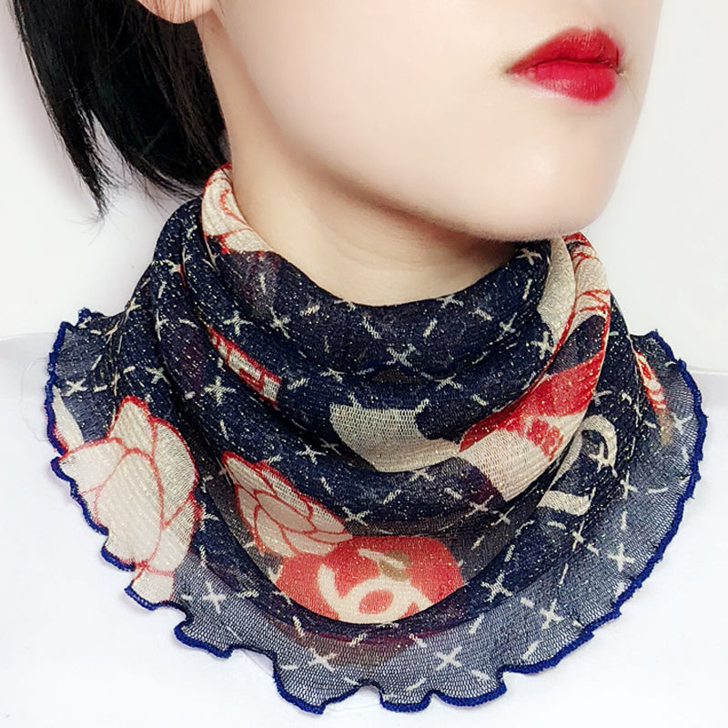 Earrings Variety Bib Women's Turtleneck Scarf Face Mask