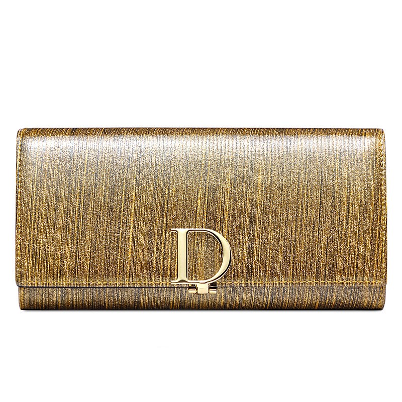Pearly D buckle large capacity wallet