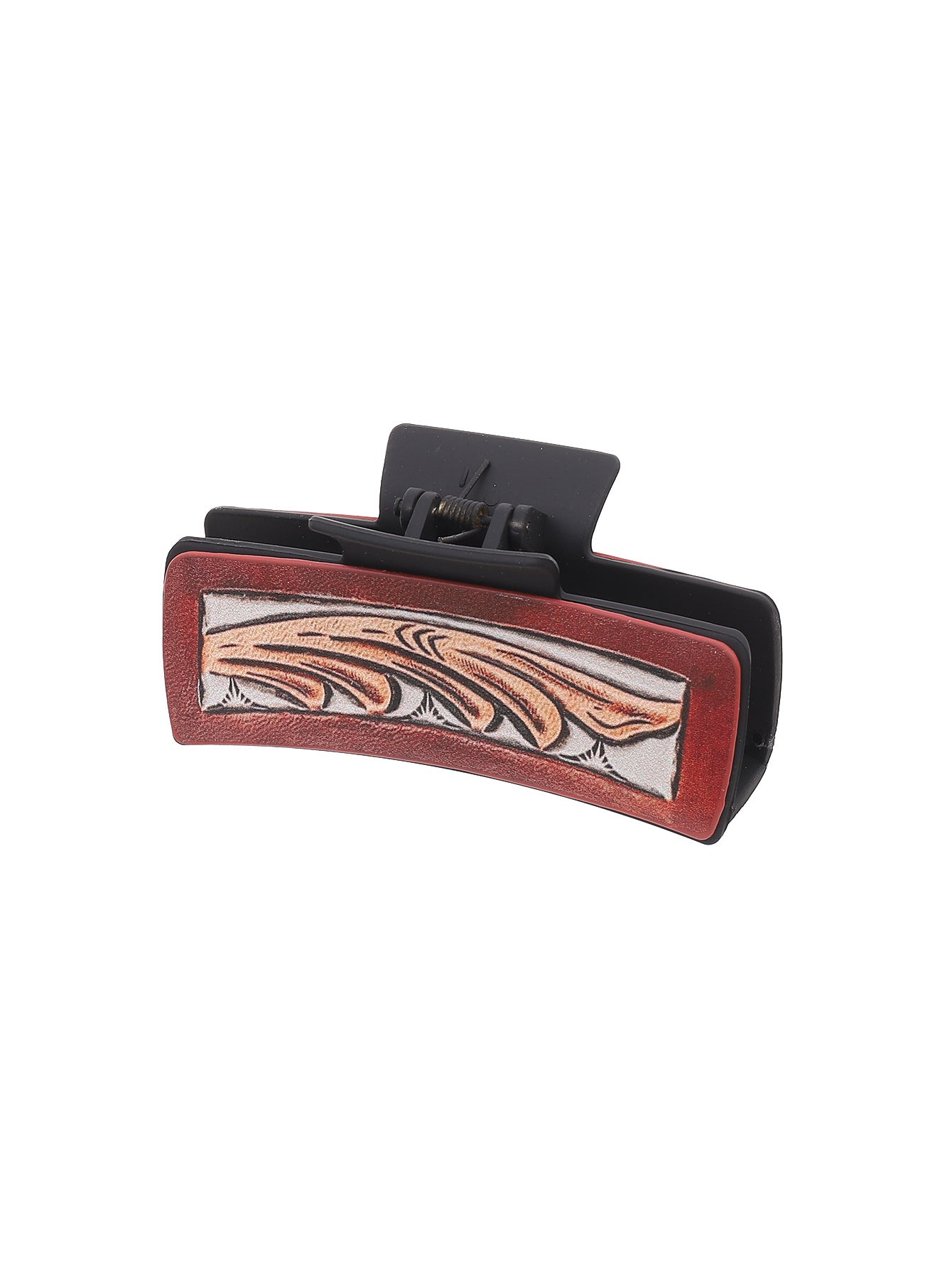 Denim Style Artificial Leather Barrettes Ladies